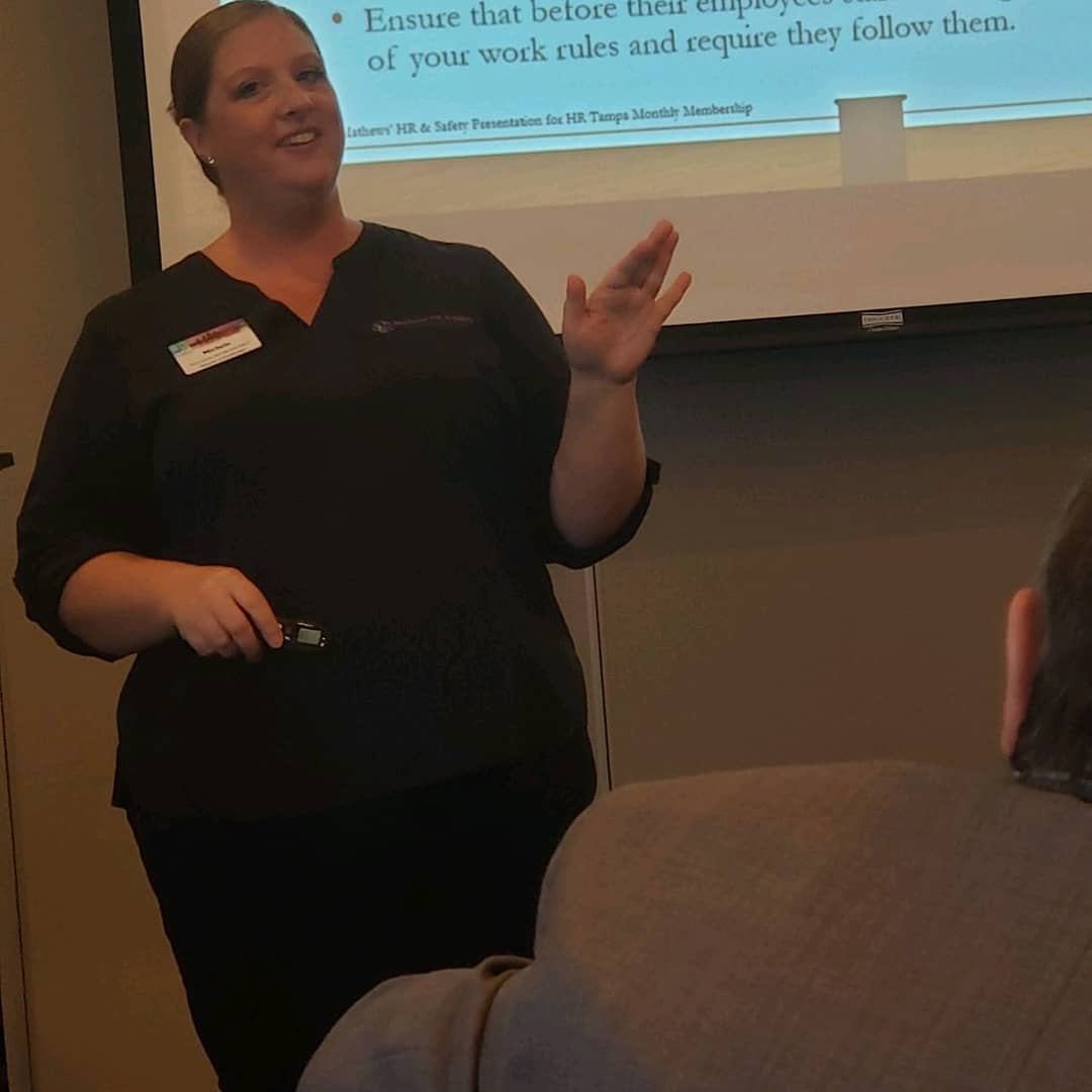 Michele Mathews Presents at the HR Tampa Chapter Meeting